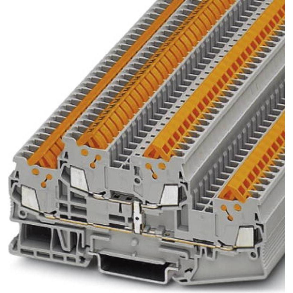 Phoenix Contact Grigio Terminale Modulare Passante Qttcb 1,5-Pv Qttcb 1,5-Pv Contenuto: 50 Pezzi., Cavo + Spina Elettrica,