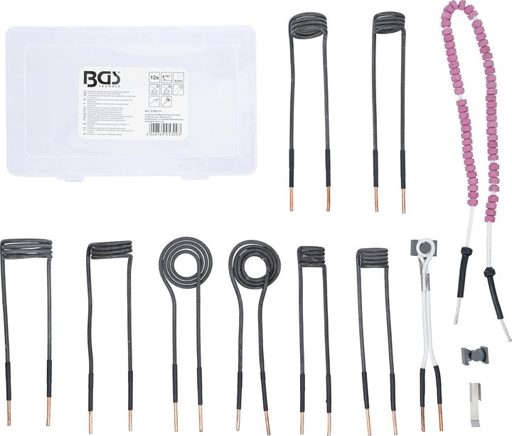 Image du produit BGS Induction Coil Set for Induction Heater for 2169, 3390, 3391 12 pcs.