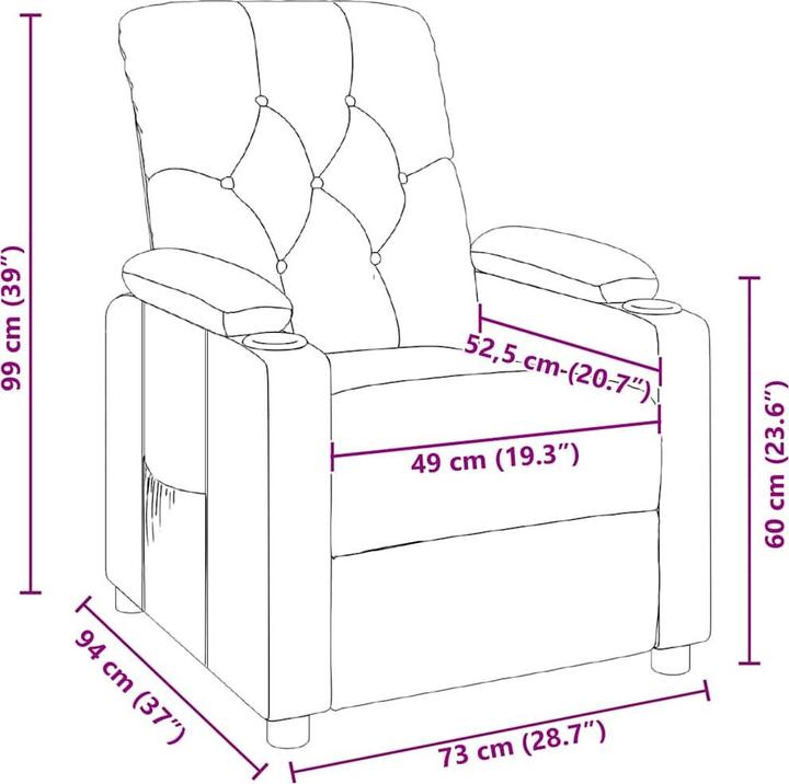Produktbild vidaXL Relaxsessel
