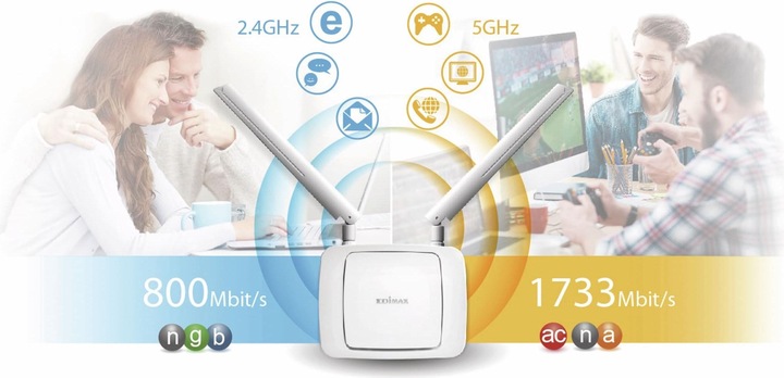 Produktbild edimax Re23s (1733 Mbit/s, 800 Mbit/s)