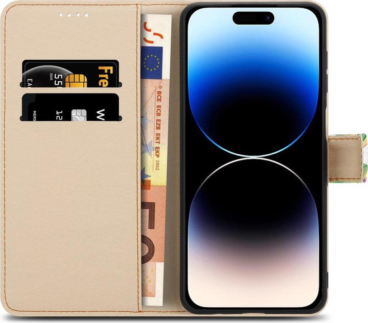 Actual product image Cadorabo Case for Apple iPhone 14 PRO MAX in Book Print Style (Apple iPhone 14 Pro Max)