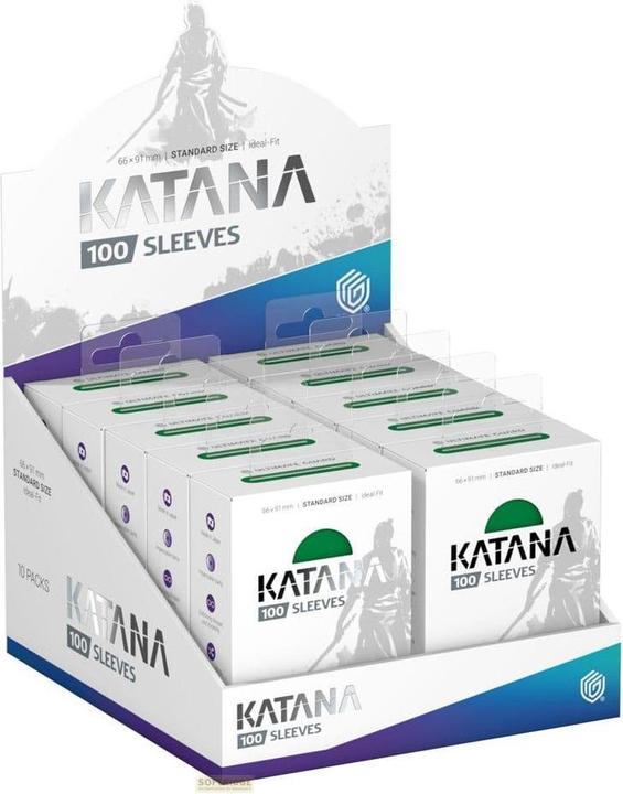 Actual product image Ultimate Guard 100 pochettes Katana Sleeves taille standard Jade Garden