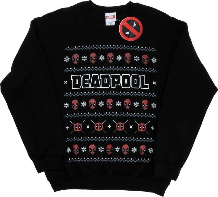 Produktbild Deadpool Logo Christmas Sweatshirt (L)