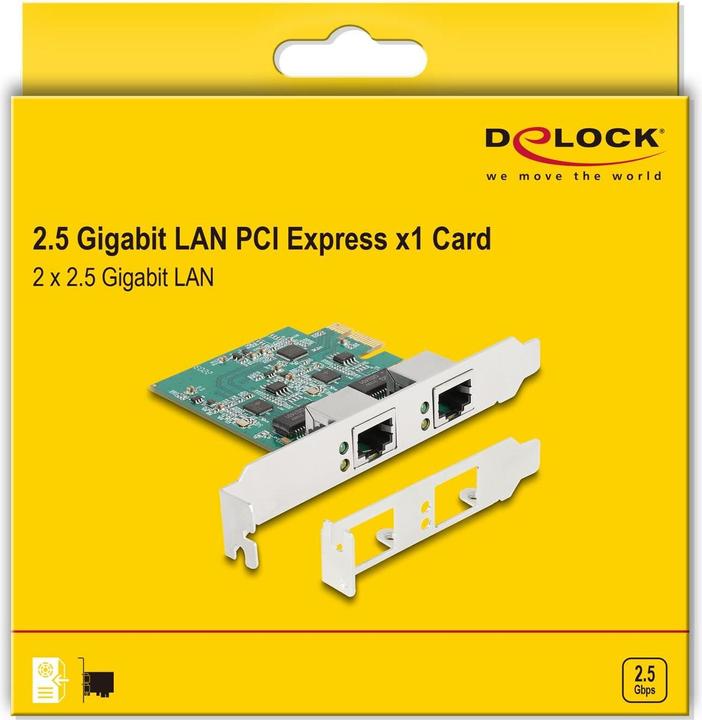 Image du produit Delock 88101 PCI Express x1 Karte (RJ45)