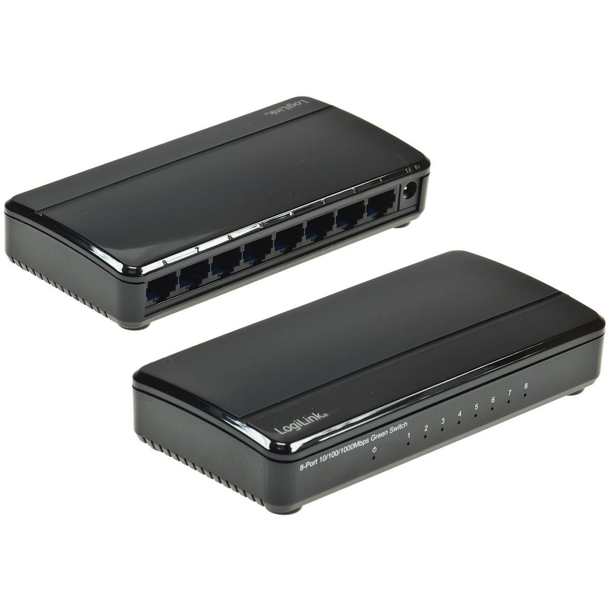 Chilitec SG80 (8 Ports), Netzwerk Switch, Weiss