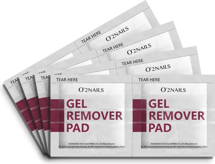 Actual product image Trisa Gel Remover Pads Box for Nail Styling Set Stylemate 100 pcs.
