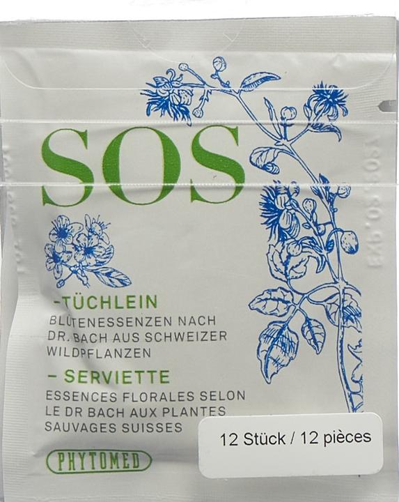 Produktbild Phytomed SOS Tüchlein (12 Stück, Tücher, 100 g)