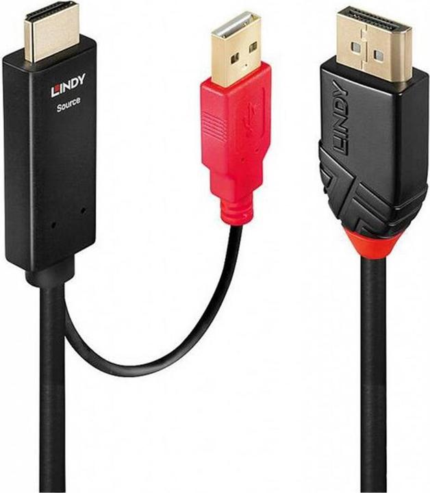 Image du produit Lindy HDMI à (1 m, DisplayPort, 1.2)
