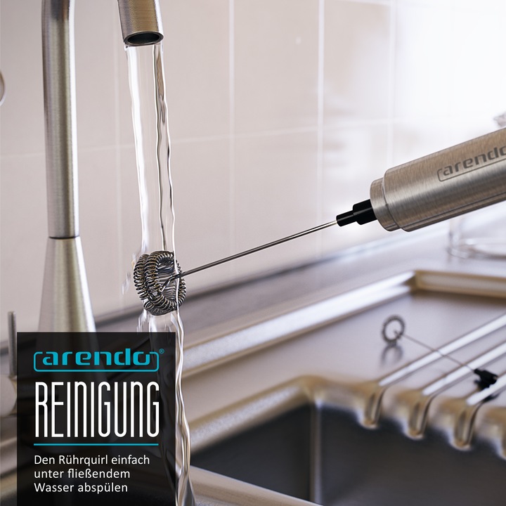 Actual product image Arendo Manual milk frother