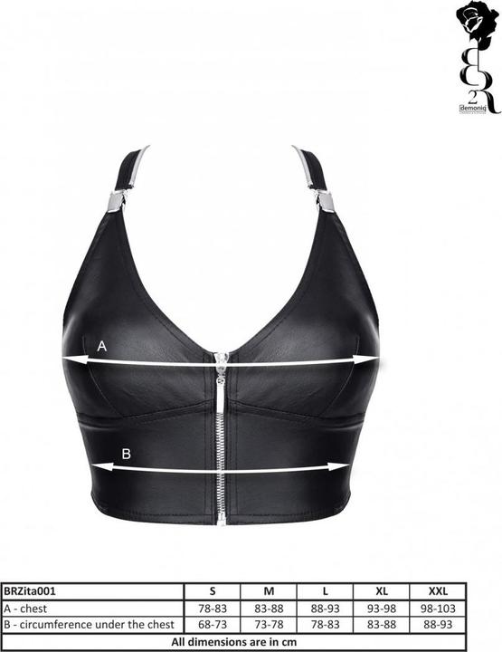 Actual product image Demoniq Top in black (L)