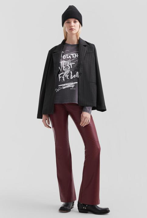 Immagine prodotto s.Oliver Hose Flared Leg Pants in Lederoptik (32)
