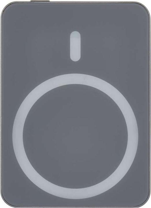 Actual product image Emos Powerbank WI 522, 5 000 mAh, 20 W+Wireless, grey (5000 mAh, 20 W, 19.25 Wh)