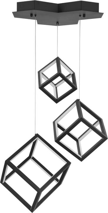 Image du produit Nova Luce GABBIA LED Suspension noir 72W blanc chaud 56x48,5x156cm dimmable 9818231