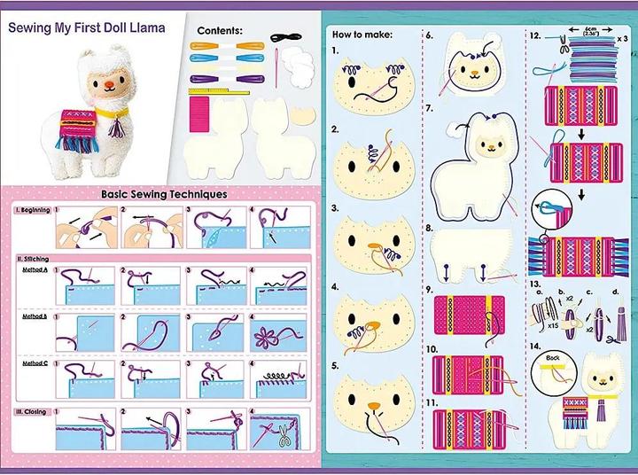 Actual product image Avenir Sewing kit Llama