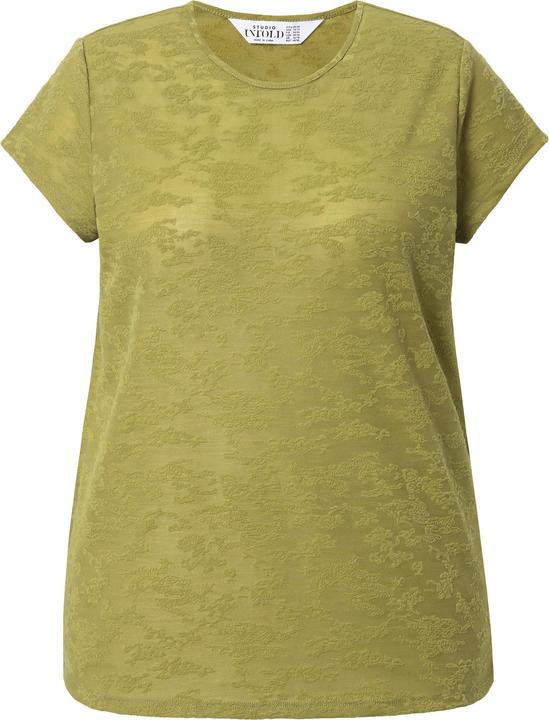 Actual product image Studio Untold T-Shirt, Classic Shape, Jacquard-Jersey mit Muster (46, 48)