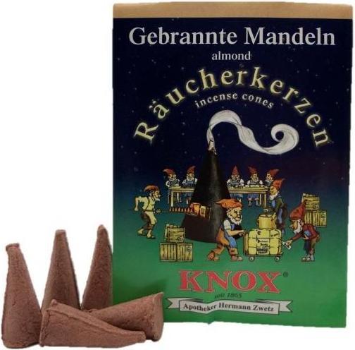 Actual product image Knox 014340 - Incense candles in paper bag á 5 pieces - size M - Burnt almonds