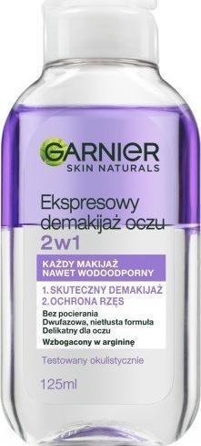 Garnier Skin Naturals Eye Make-Up Remover 2In1 Eye Make-Up Remover 125Ml (Make-Up Entferner, 125 ml)