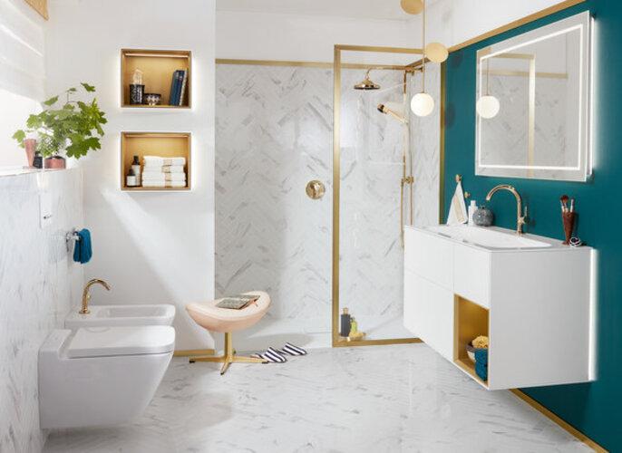 Actual product image Villeroy & Boch V&B Cabinet washbasin FINION w. concealed ÜL ViFlow 800x500mm we C+ (500 mm, 800 mm)