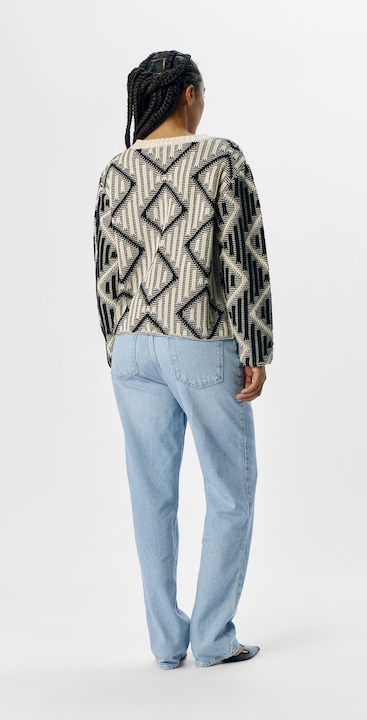 Actual product image Object Patterned knitted jumper (M)