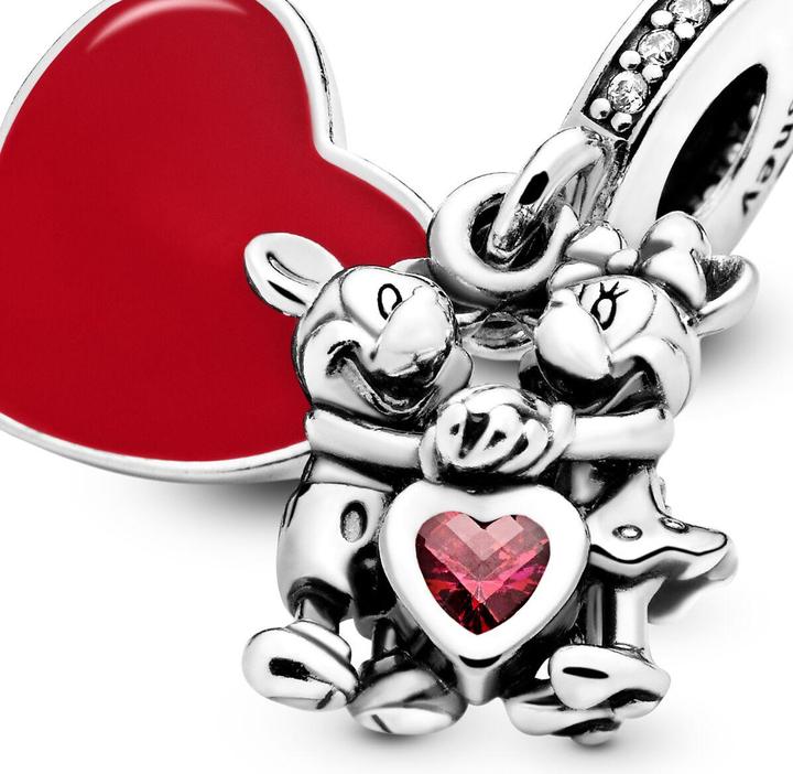 Immagine prodotto Pandora Minnie e Mickey con l'amore ciondolano Charms/Beads (Argento 925)