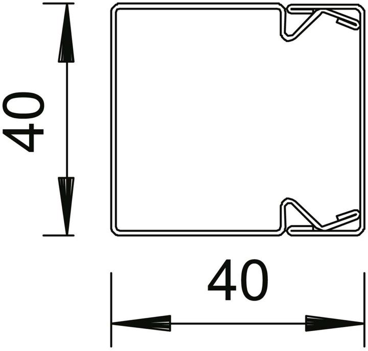 Immagine prodotto OBO Bettermann OBO condotto di instradamento dei cavi LKM (200 cm)