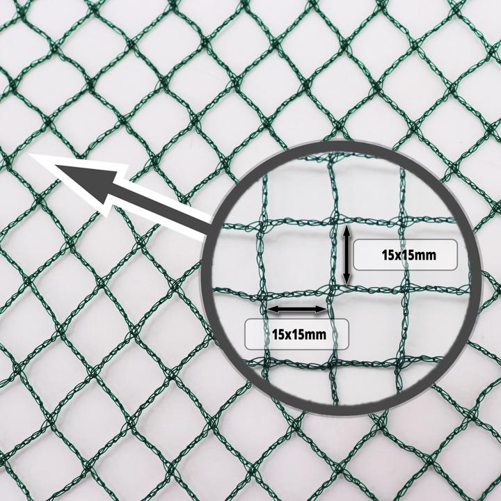 Produktbild Aquagart Teichnetz 32m x 16m Laubnetz Netz Laubschutznetz robust