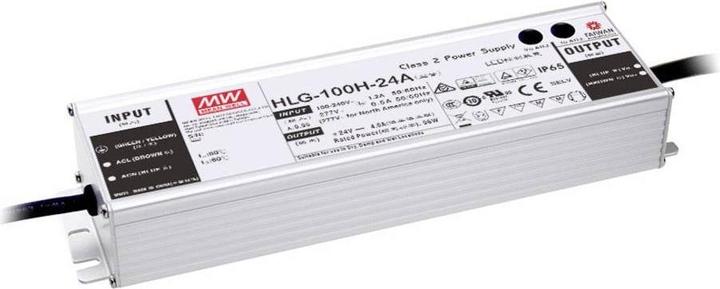 Image du produit MeanWell MEAN WELL HLG-100H-24AB, 100 W, IP20, 90 - 305 V, 4 A, 24 V, 68 mm
