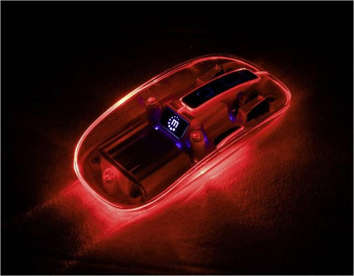 Produktbild Manhattan MH Transparent 4D mouse, Black (Kabellos)