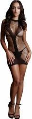 Image du produit Le Désir Net Contrast Mini Dress (Taille unique)