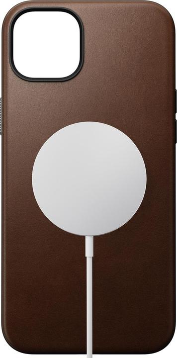 Immagine prodotto Nomad Cover posteriore in pelle moderna per iPhone 15 Plus marrone (Apple iPhone 15 Plus)