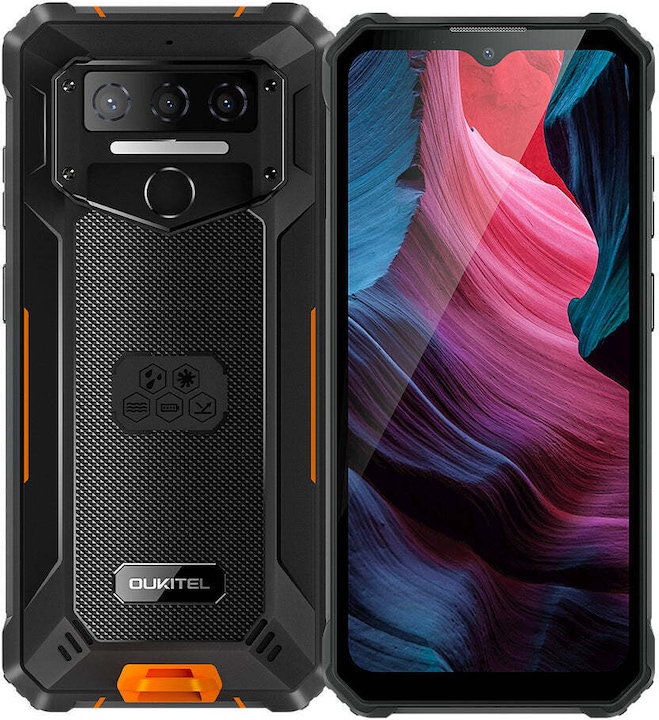 Immagine prodotto Oukitel WP23 Pro (128 GB, Arancione vibrante, 6.52", Doppia SIM, 13 Mpx, 4G)