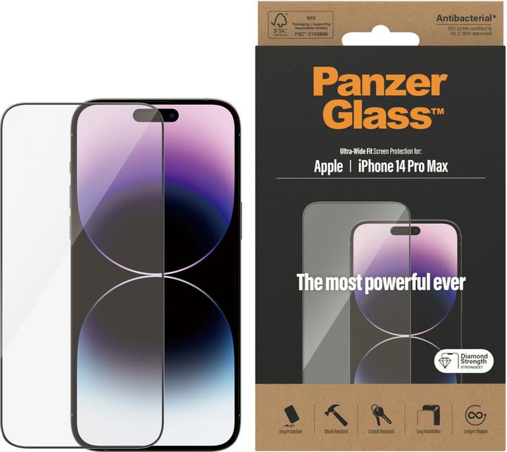 PanzerGlass Ultra-Wide Fit (1 Piece, Apple iPhone 14 Pro Max)