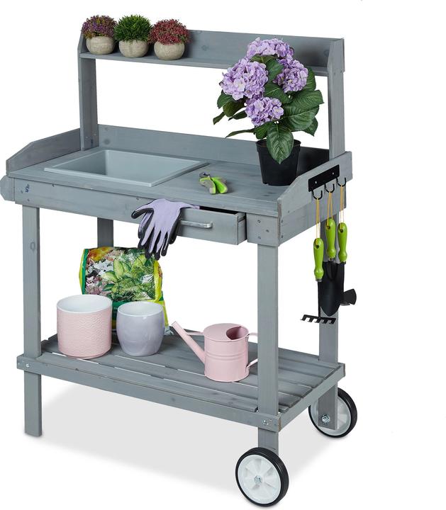 Image du produit Relaxdays Pflanztisch