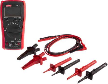 Produktbild RS PRO IDM72 Multimeter with Free Test Lead Set (CAT III, CAT IV)
