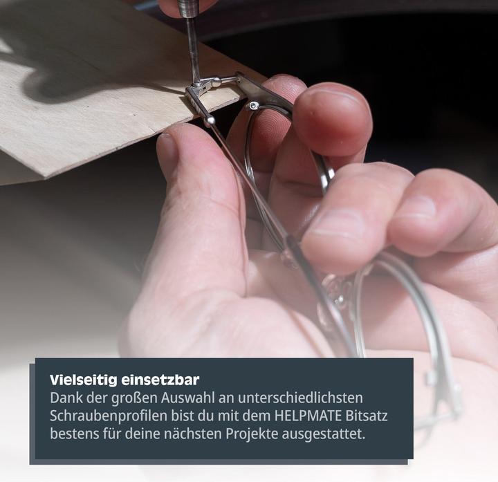 Produktbild Helpmate Präzisionsbitsatz, 30-teilig (Bit-Adapter)