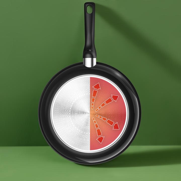 Productafbeelding Tefal Renew Zwarte keramische hapjespan 24 cm - Inductie (24 cm, Steelpan, Aluminium)