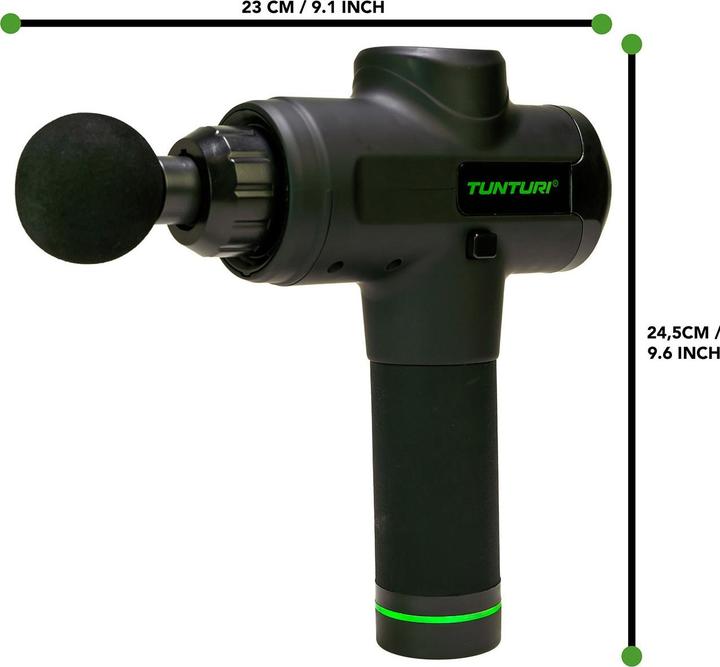 Produktbild Tunturi Massage Gun Pistole MG50 (20 Stufen, 300 min)