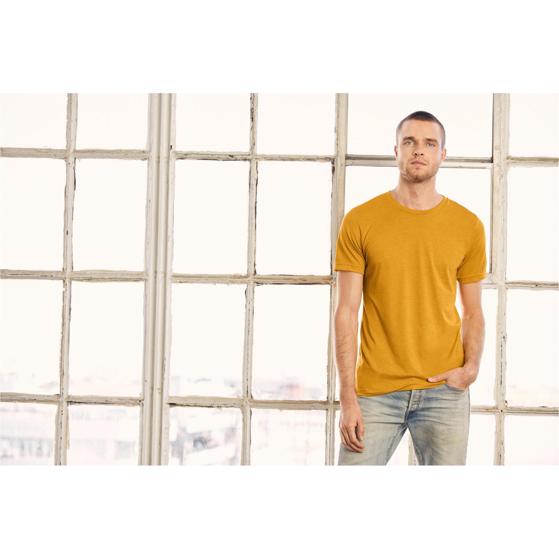 Thumbnail - Bella Canvas, Herren, Shirt, Triblend Tee, Gelb, (XXL)