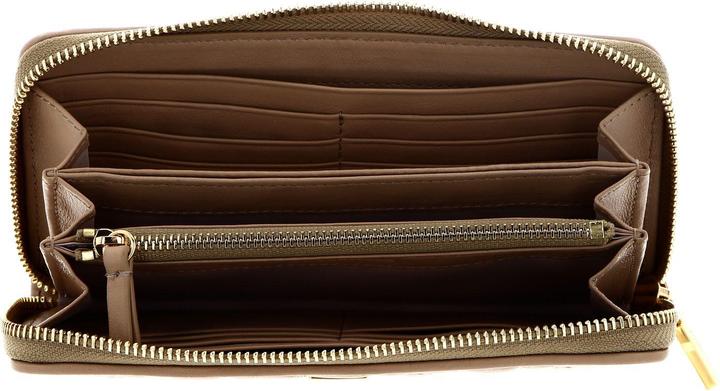 Actual product image Coccinelle Clivia Matelasse Zip Around Wallet