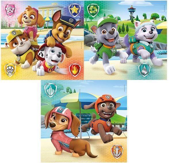 Productafbeelding Clementoni Paw Patrol Puzzel 3x48st (48 onderdelen)