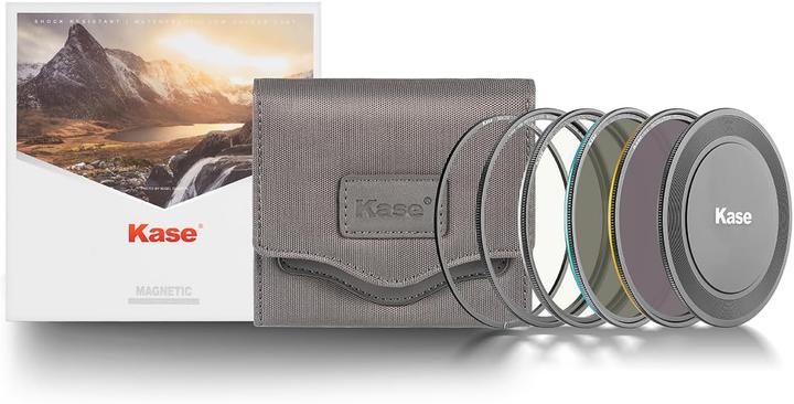 Actual product image Kase Wolverine Revolution Entry Level ND Kit (CPL/ND8/64) 82mm (82 mm, Neutral density filter, Polarizing filter)
