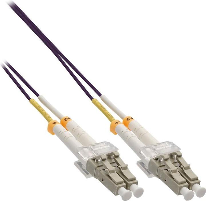 Produktbild InLine LWL Duplex Kabel LC/LC 50/125um OM4 50m (CAT8.1, 50 m)