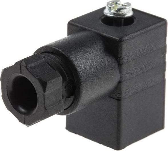 Actual product image Rs Pro Valve connector DIN 43650 C socket 2P+E / 250 V ac, PG7 cable assembly, black