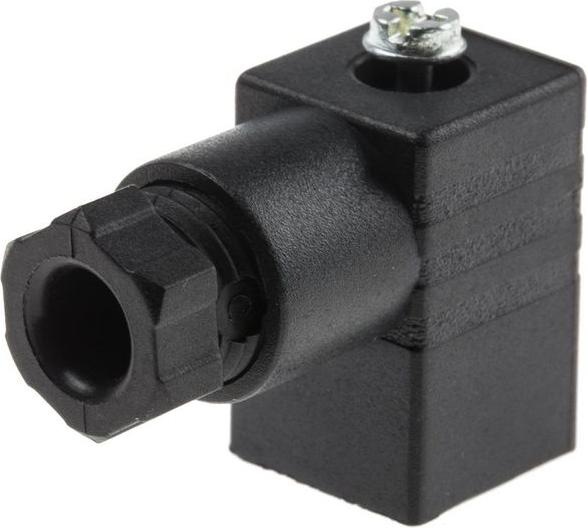 Produktbild Rs Pro Ventilsteckverbinder DIN 43650 C Buchse 2P+E / 250 V ac, PG7 Kabelmontage, Schwarz