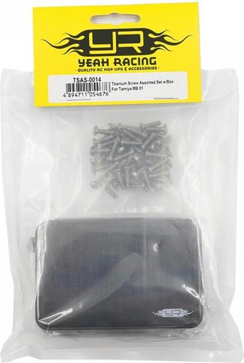 Image du produit Yeah Racing Schraubenbox Titanium Tamiya MB-01, Schraubenkopf