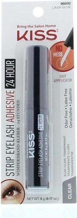 Actual product image KISS Strip Eyelash Adhesive 24 Hour Clear (Mascara)