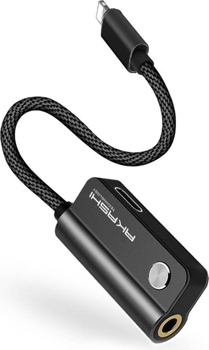 Produktbild Akashi Lightning Audio- & Ladeadapter (3.5mm Klinke, 3.5mm Klinke)