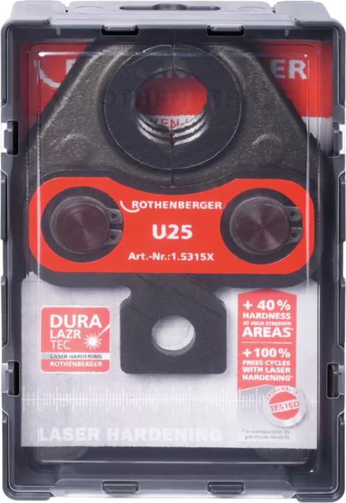 Actual product image Rothenberger Press jaw ROMAX® Standard U25 mm (155 mm)