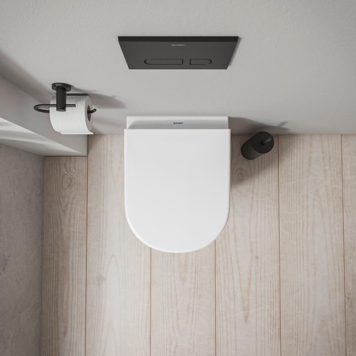 Image du produit Duravit WC suspendu D-Code Compact, chasse d'eau basse, rimless, 370x480x360mm, blanc brillant