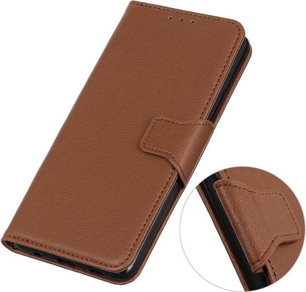 Actual product image MU Classic Litchi Leather Bookcover Series (Motorola Edge)